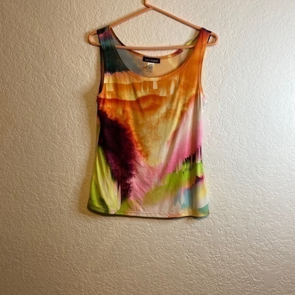 SOFT Works water color tank top small